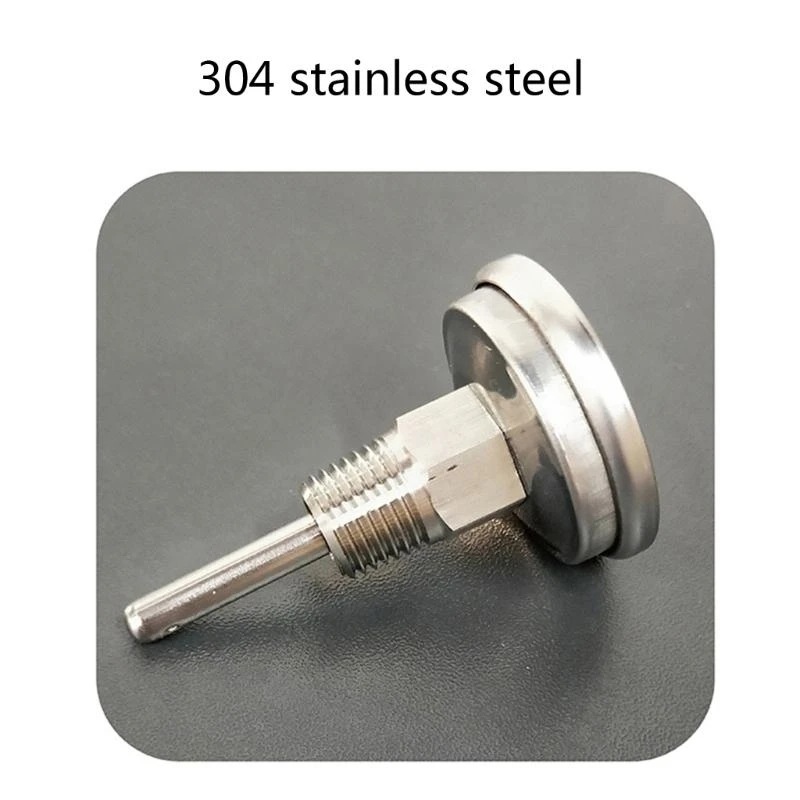W3JE 1/4 NPT Thread Temperature Gauge Stainless Thermometer for Boiler Tea Pot Kettle
