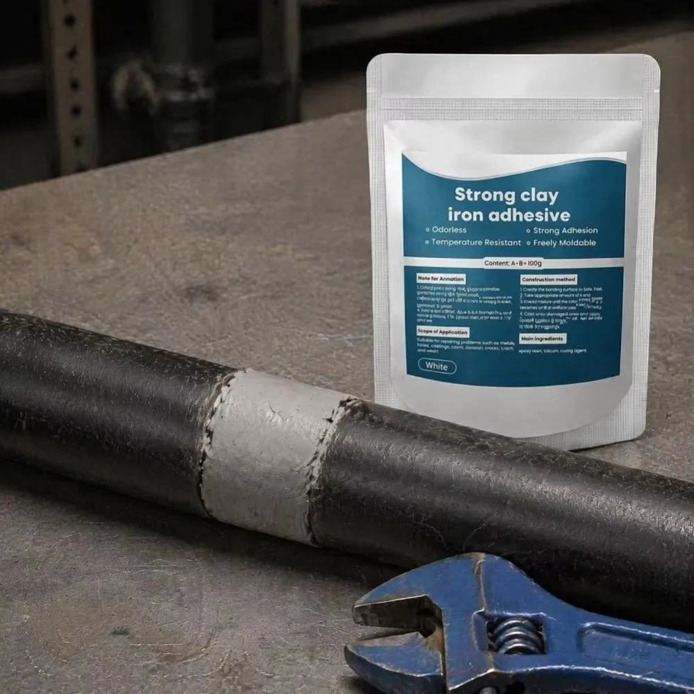 New White Metal Repair Putty Strong Bond AB Repair Putty Epoxy Resin Adhesive Hole Filling Iron Repair Putty Hole Patching