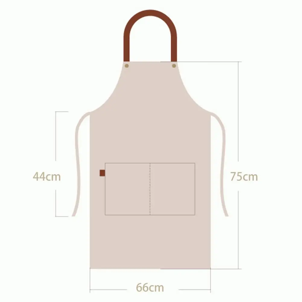 Professional Kitchen Apron For Men Women Waterproof Dustproof Adjustable Neck Apron Ideal For Cafes Salons Beauty Nail Work Home