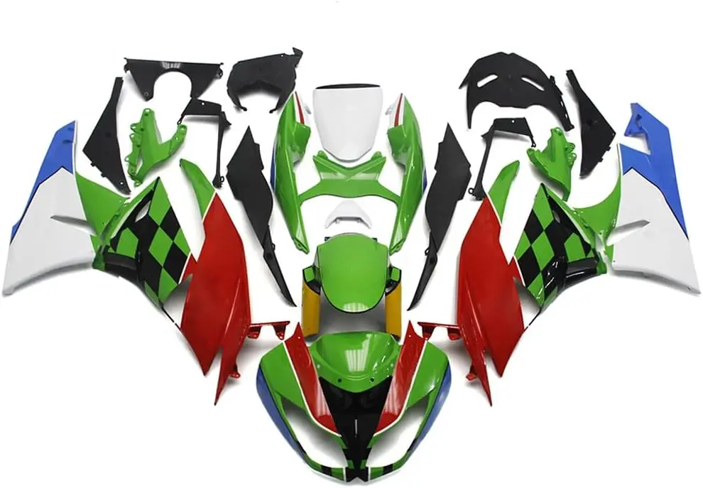 

Комплект обтекателей из АБС-пластика для Kawasaki ZX6R 636 2009 2010 2011 2012 09 10 11 12 мотоциклетные зеленые, красные, белые обтекатели кузова, рама B