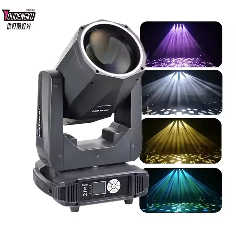 1 piece 300W RGBW 13 colours white beam Led Moving Heads Stage Lights LED Moving Head lights for disco and bar