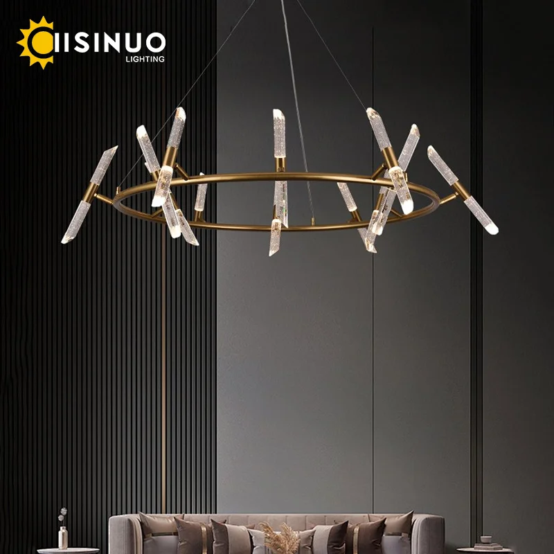 

Restaurant pendant light, new luxury style, high-end feel, Nordic modern minimalist designer, family living room, dining room, L