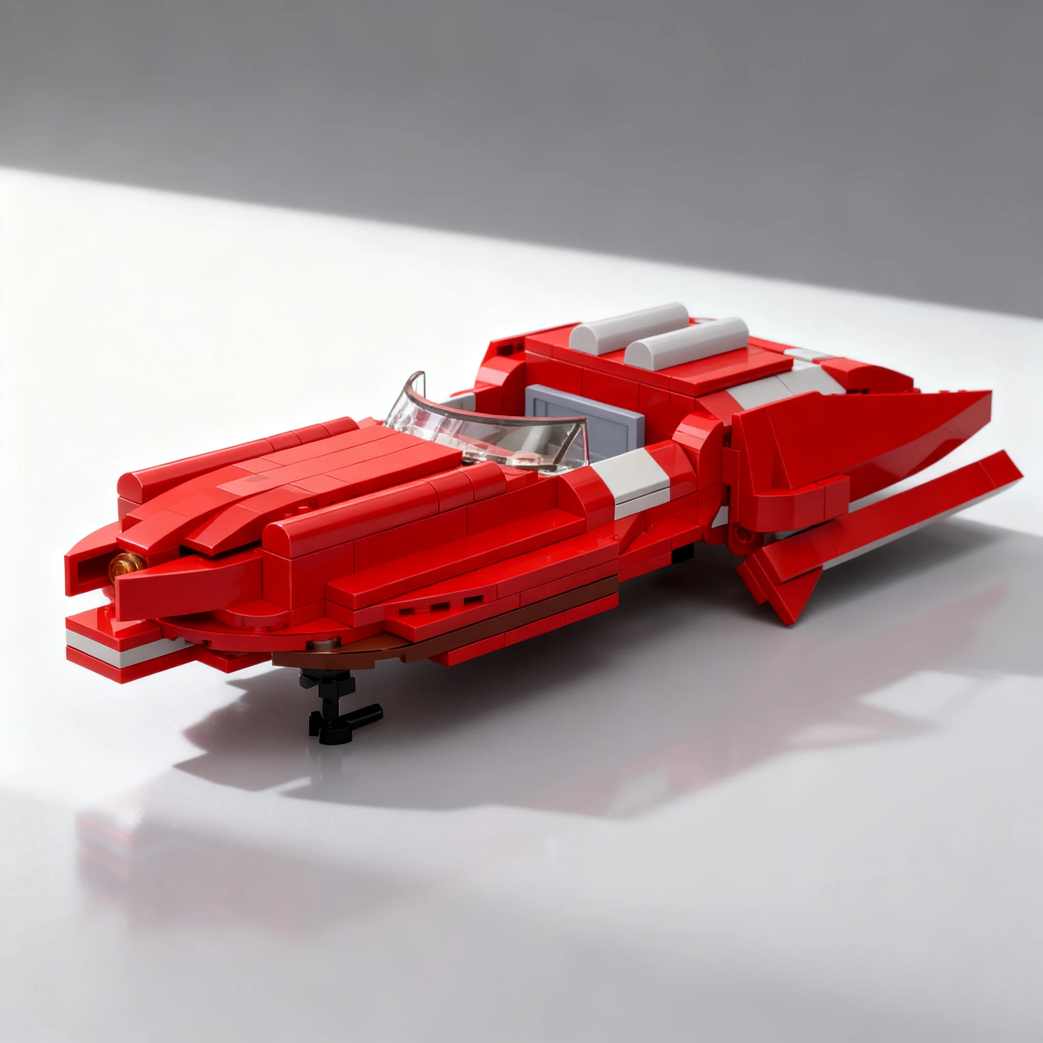 261pcs MOC Bail Organa S XJ 2 Airspeeder Model Building Blocks Construction Toy Christmas Gift Creative Education Brick Display