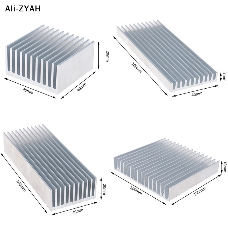 【Z】Extruded Aluminum Heatsink For High Power LED IC Chip Cooler Radiator Heat Sink