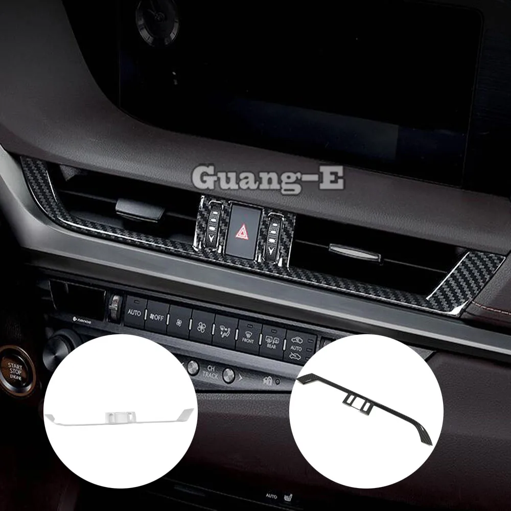 Frame Styling Middle Cover Trim Air Conditioning Outlet Vent Sticker For Lexus ES ES200 ES250 ES300 ES350 2018-2021 2022-2024