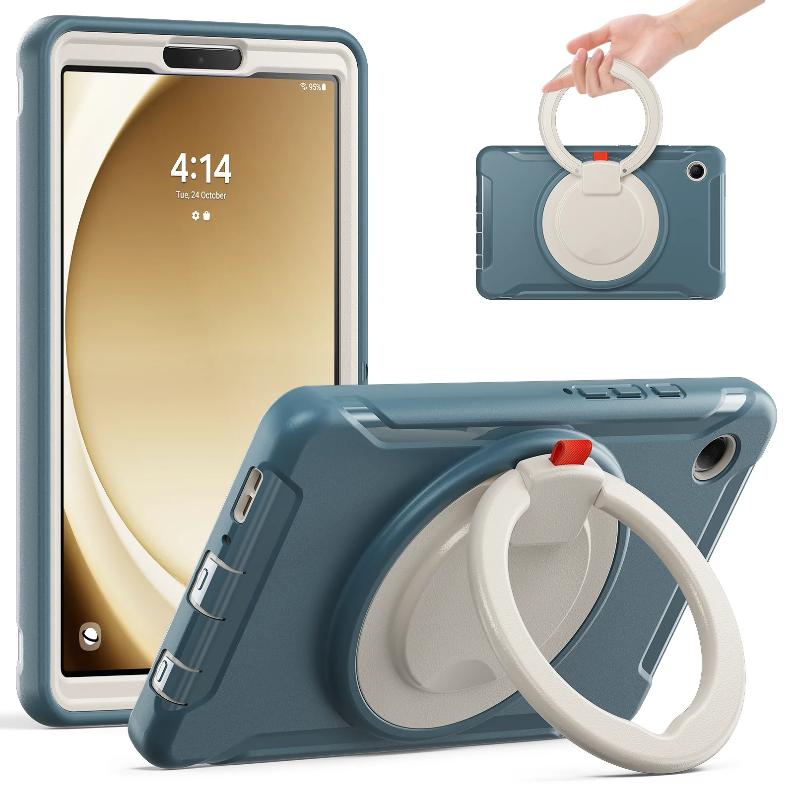 

Stand Case For Samsung Tab A9 2023 SM-X110 115 117 A7 Lite 8.7 2021 SM-T220 225 A 8.0 2019 SM-T290 295 A 8.4 2020 SM-T307 Cover