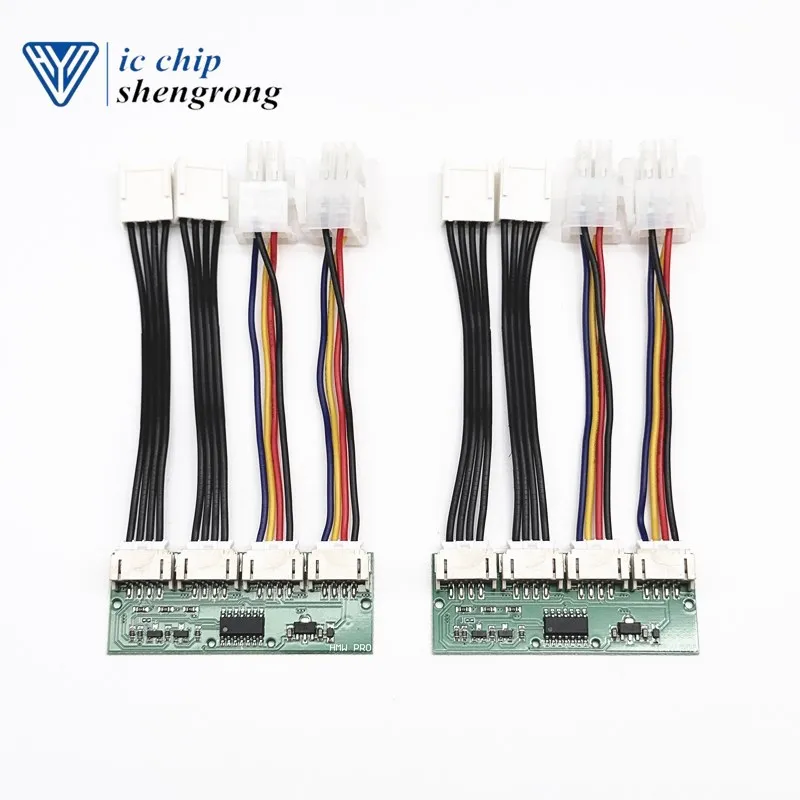 

2PCS Fan Spoofer Dummer 12V 4Pin Fan Simulator Emulator Special for Antminer S19 S21 S19kpro T21 KS5 KS5pro