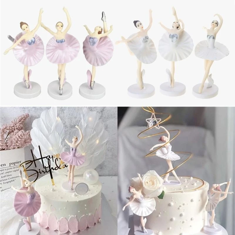 

Create a Beautiful Cake with Enchanting Ballerinas Cake Decoration Perfect for Special Occasion for Girls Birthday high quality