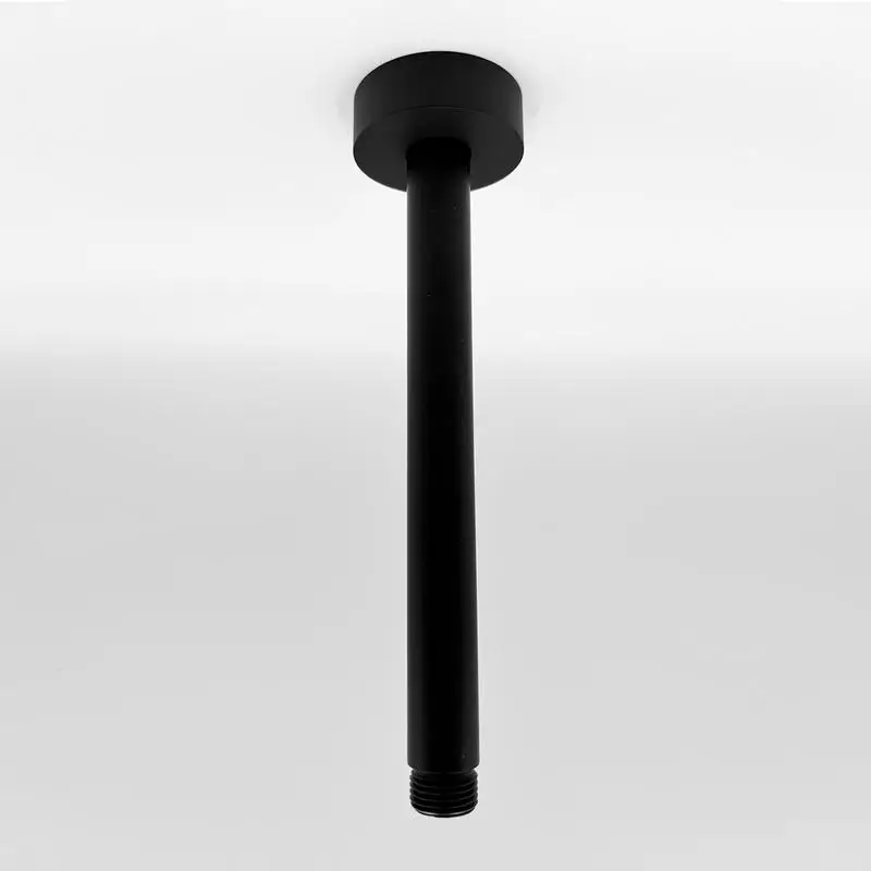 

Ceiling Mount Shower Extension Arm with Flange, 1/2 Inch NPT Tapered Threads, Rain Shower Head Arm for Enhanced Water Flow and