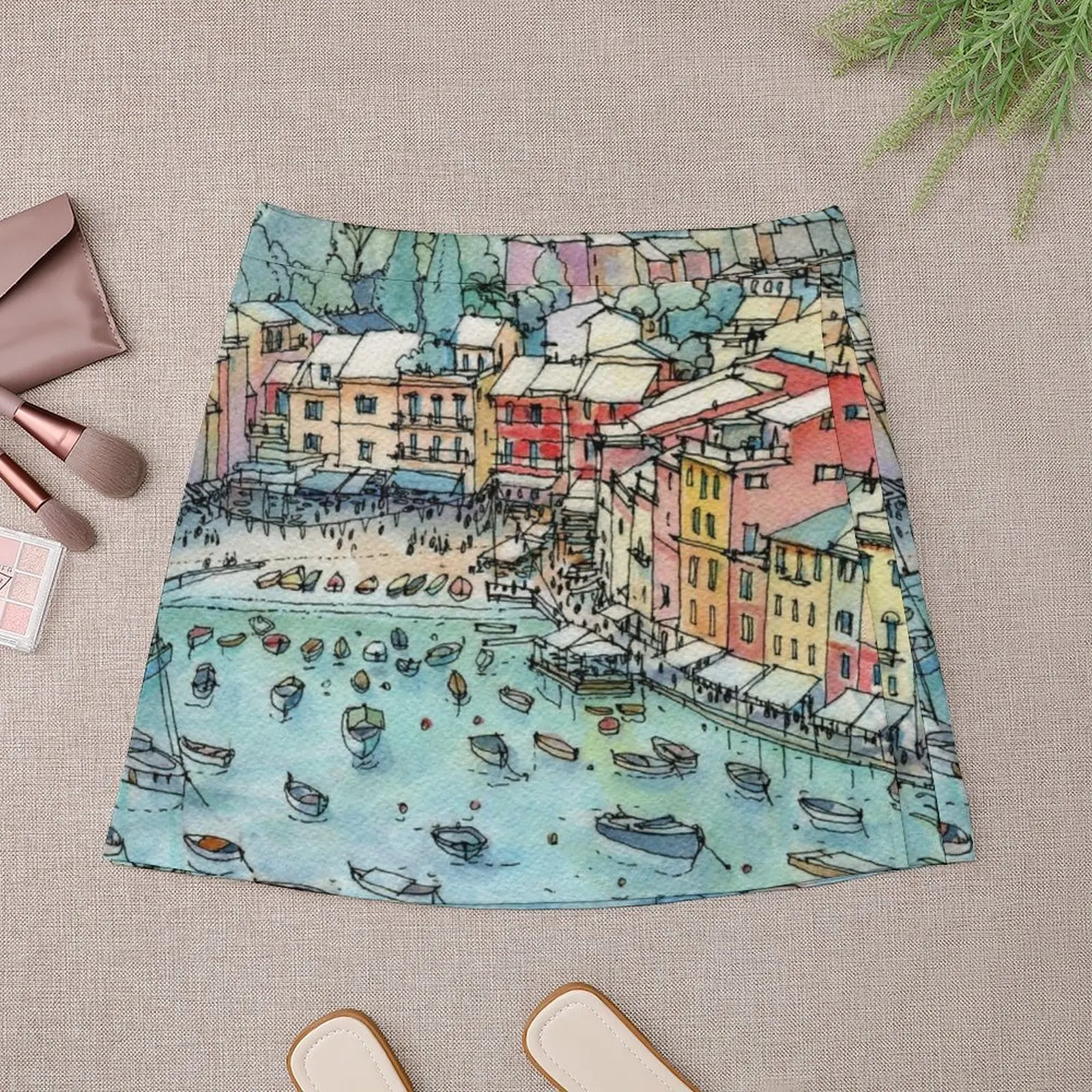 Portofino, ROK Mini หญิงอิตาลีชุดราตรีกระโปรง