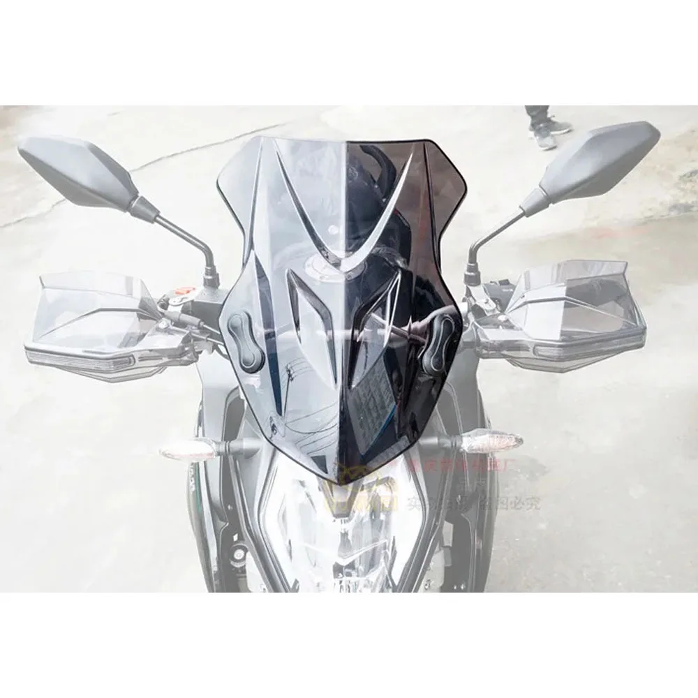 Motorcycle Windshield With Bracket One Set Apply For Loncin Voge 300r 500r