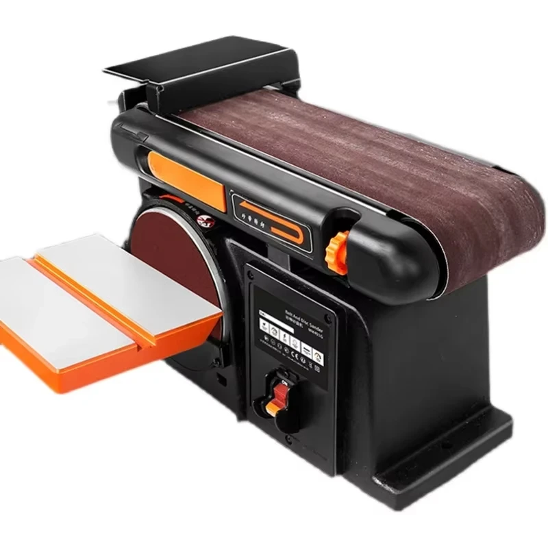 Multifunctional Belt Desktop Woodworking Sandpaper Machine Abrasive Belt Sanding Machine High-Power