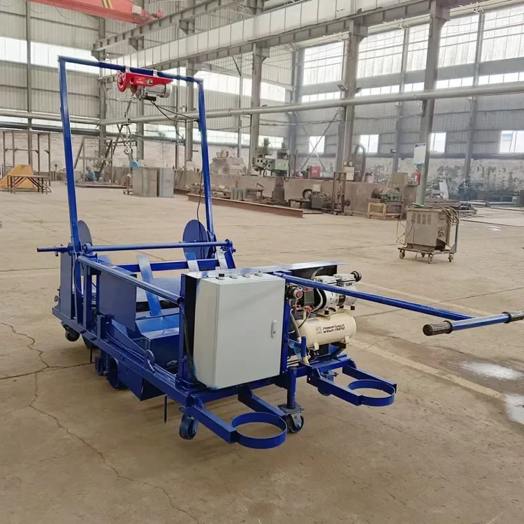 Supply waterproof roll paving machine for high-speed rail Flame heating waterproof paving machine Asphalt waterproof roll paving