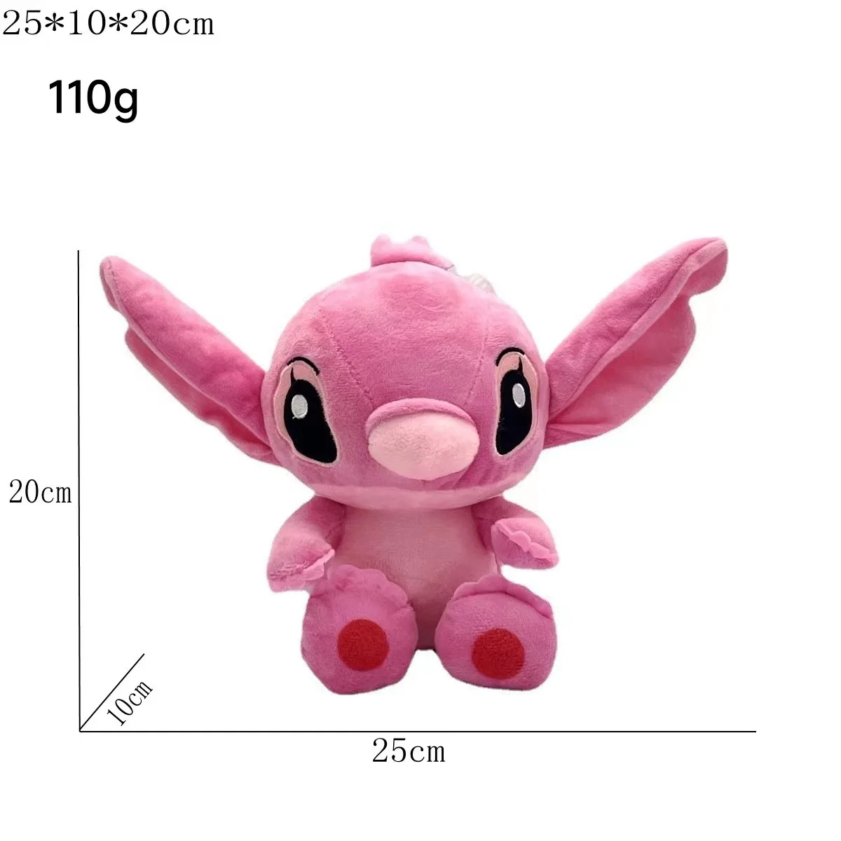 Nowe pluszowe figurki Stitch, kreskówkowe pluszaki, pluszowe lalki anime, zabawki dla niemowląt, kawaii, prezent urodzinowy dla dzieci