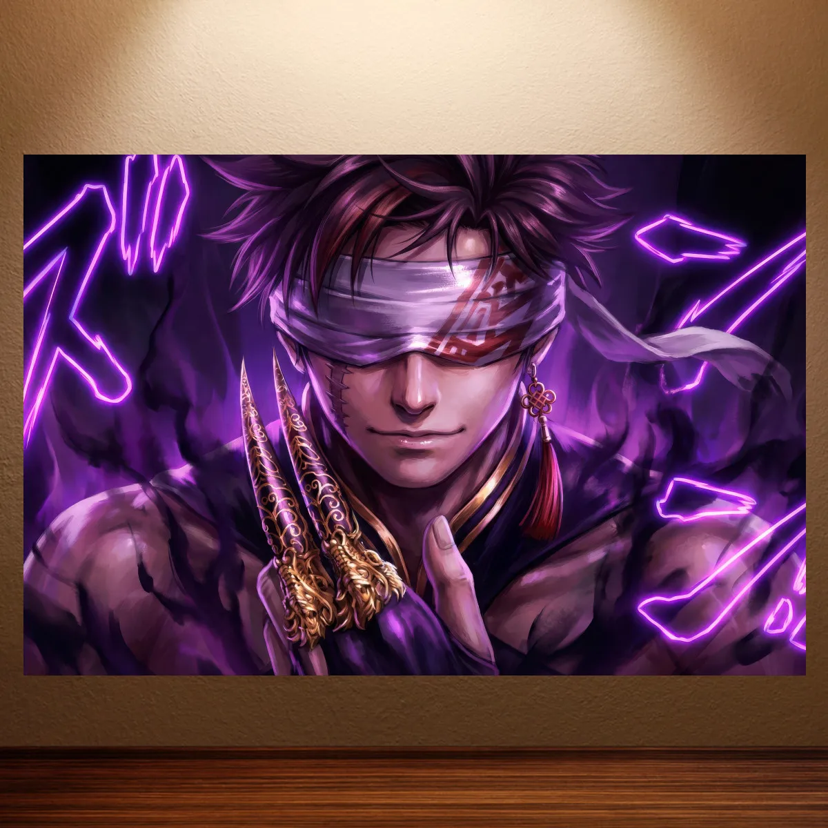 Bloodborne Dark Gothic Canvas Painting Wall Art - Mystical Hunter Character Poster Beroom Wall Decor for Gaming Room Living Room