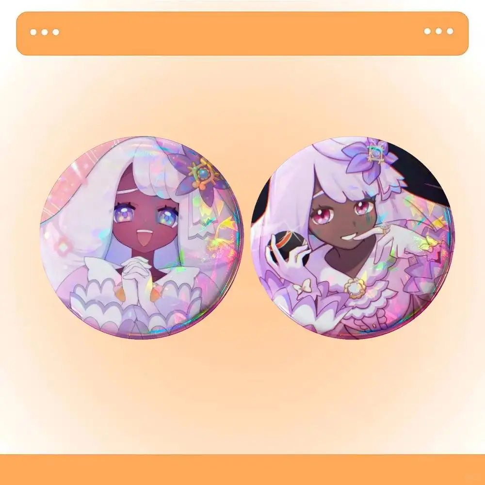 Anime Yukari  Badges 25 32 44 58 75 mm Round Cosplay Pin Bag Decor Fans Collect Friends Gifts Brooch Souvenir