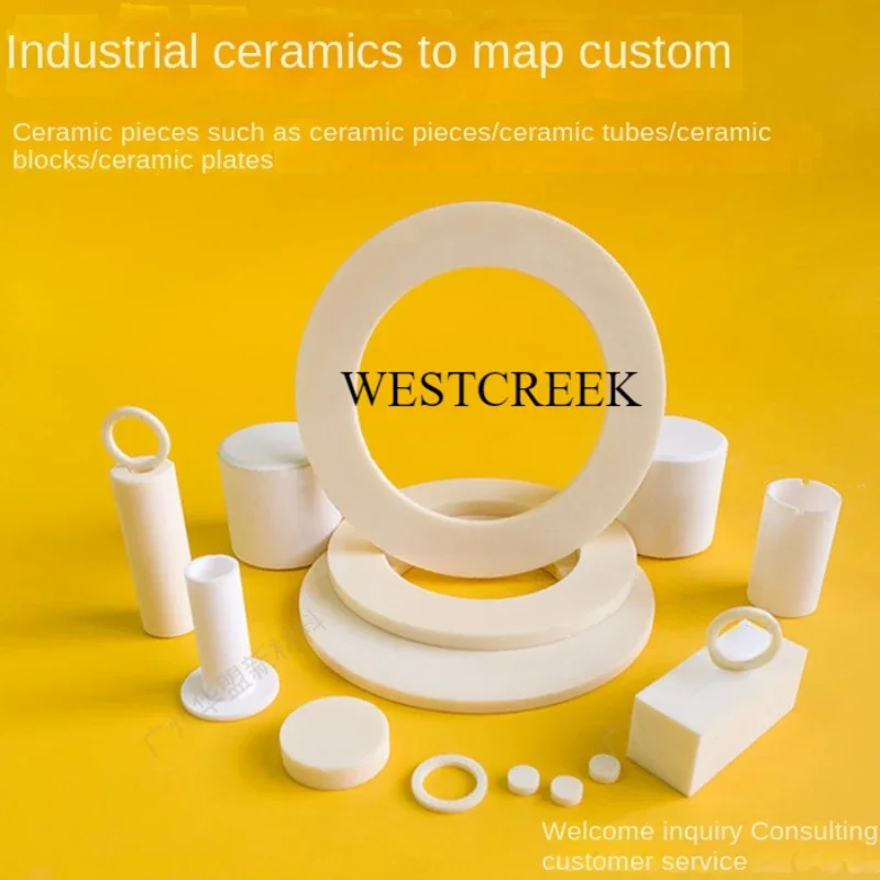 WESTCREEK 1 1.5 2 3 4mm 99% alumina ceramic wafer aluminum oxide ceramic chip AlO plate corundum sheet heat resistant substrate