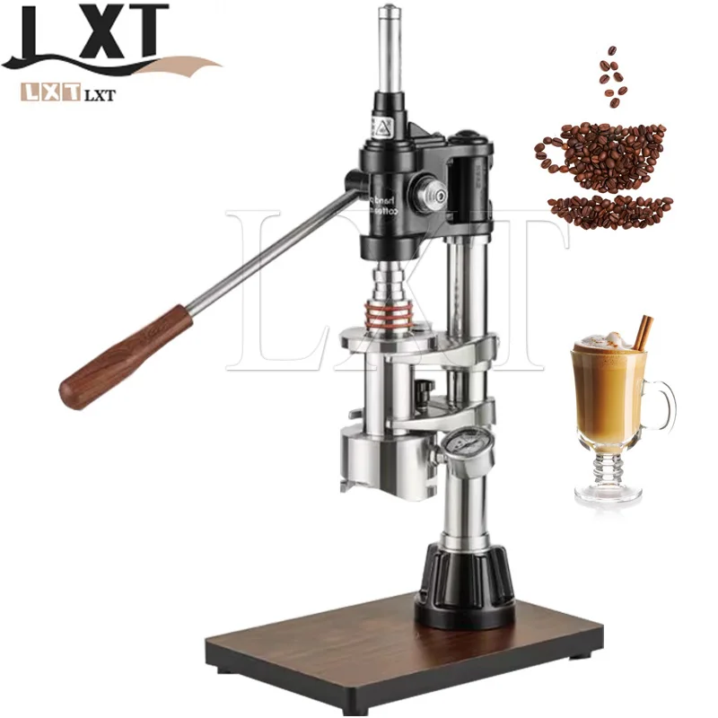 Manual Lever Espresso Maker Machine Coffee Been Extract Steady Base Household Manual Hand Press Coffee Maker