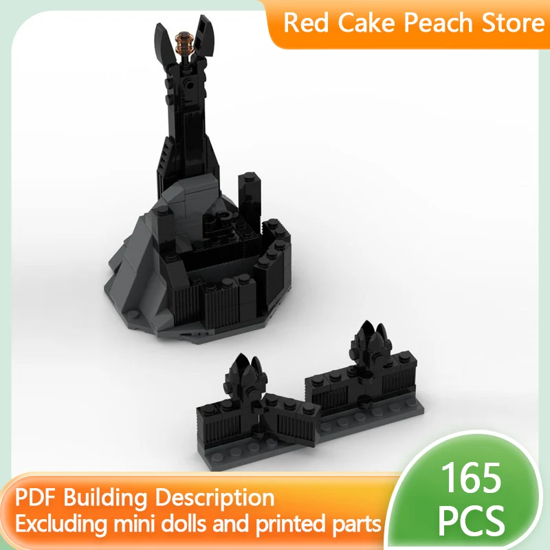 

Ring Movie Model MOC Building Bricks Tower And Defense Black Gate Modular Technology Children Holiday Gifts Assemble Toys Suit