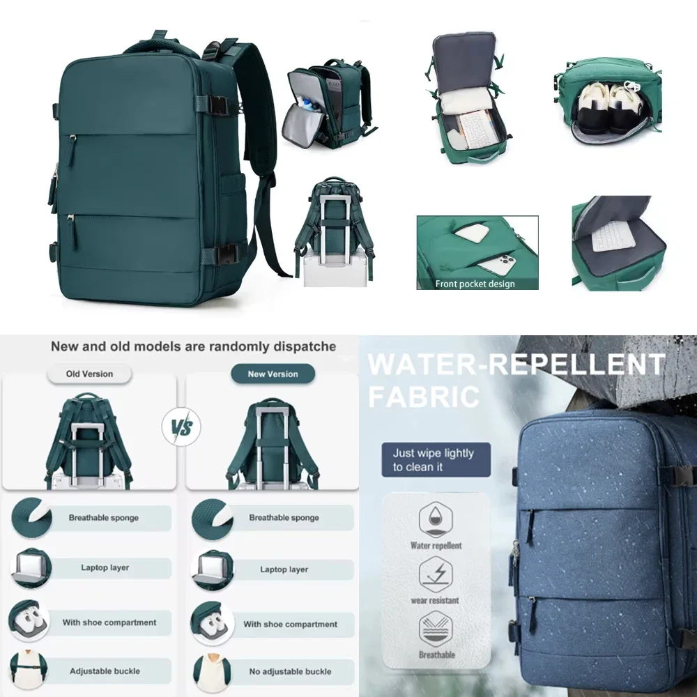 

Multifunctional backpack Outdoor short-distance business trip Backpack Men's and women's business versatile laptop bag