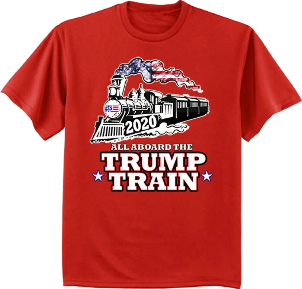 Trump Shirts MAGA Donald Trump Train 2020 T-shirt Mens Graphic Tees Unisex T-shirts For Man Woman Short Summer Tees