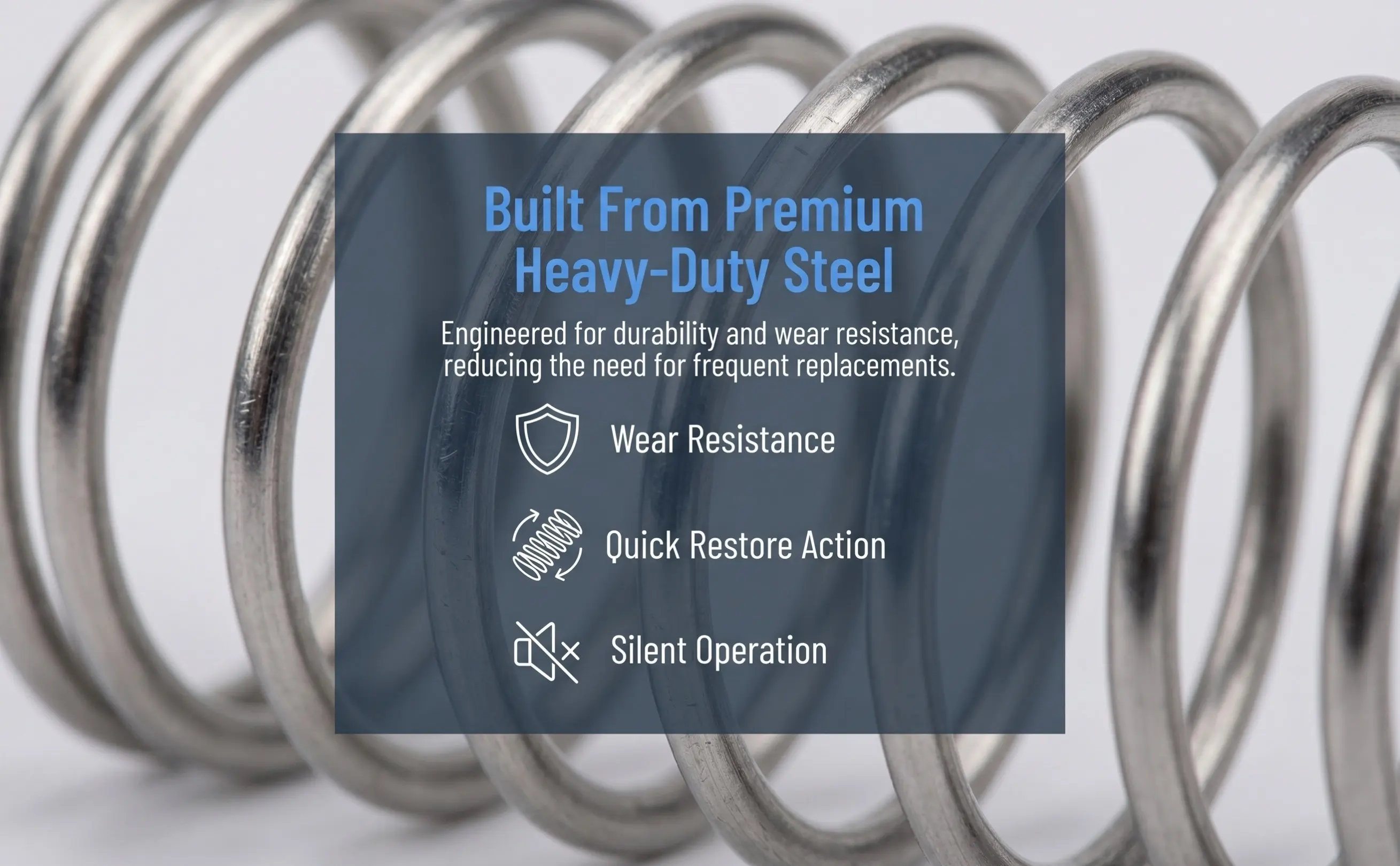 10Pcs Toilet Tank Button Spring Heavy Duty Stainless Steel Mechanical Compression Spring for Universal Toilet Flush Knob