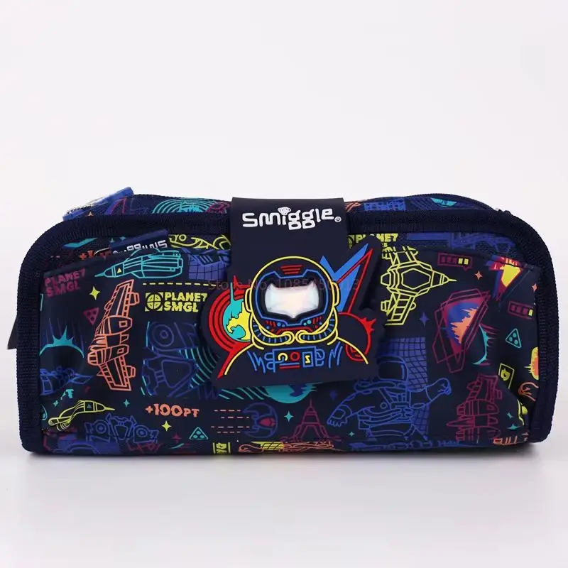 Genuine australiano Smiggle escola saco para crianças, estudante caneta caso, mochila papelaria presente, em estoque