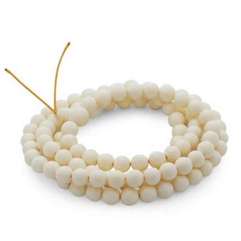 108 PCs Ivory Nut Jianghu Stall Small Jewelry Horse Tooth Bracelet