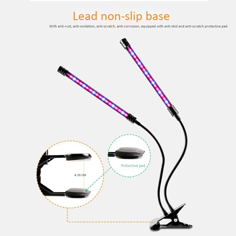 USB 30W Plant Grow โคมไฟ,Led Full Spectrum Growth หลอดไฟต้นกล้าดอกไม้ Phyto โคมไฟสําหรับในร่มพืช Hydroponic