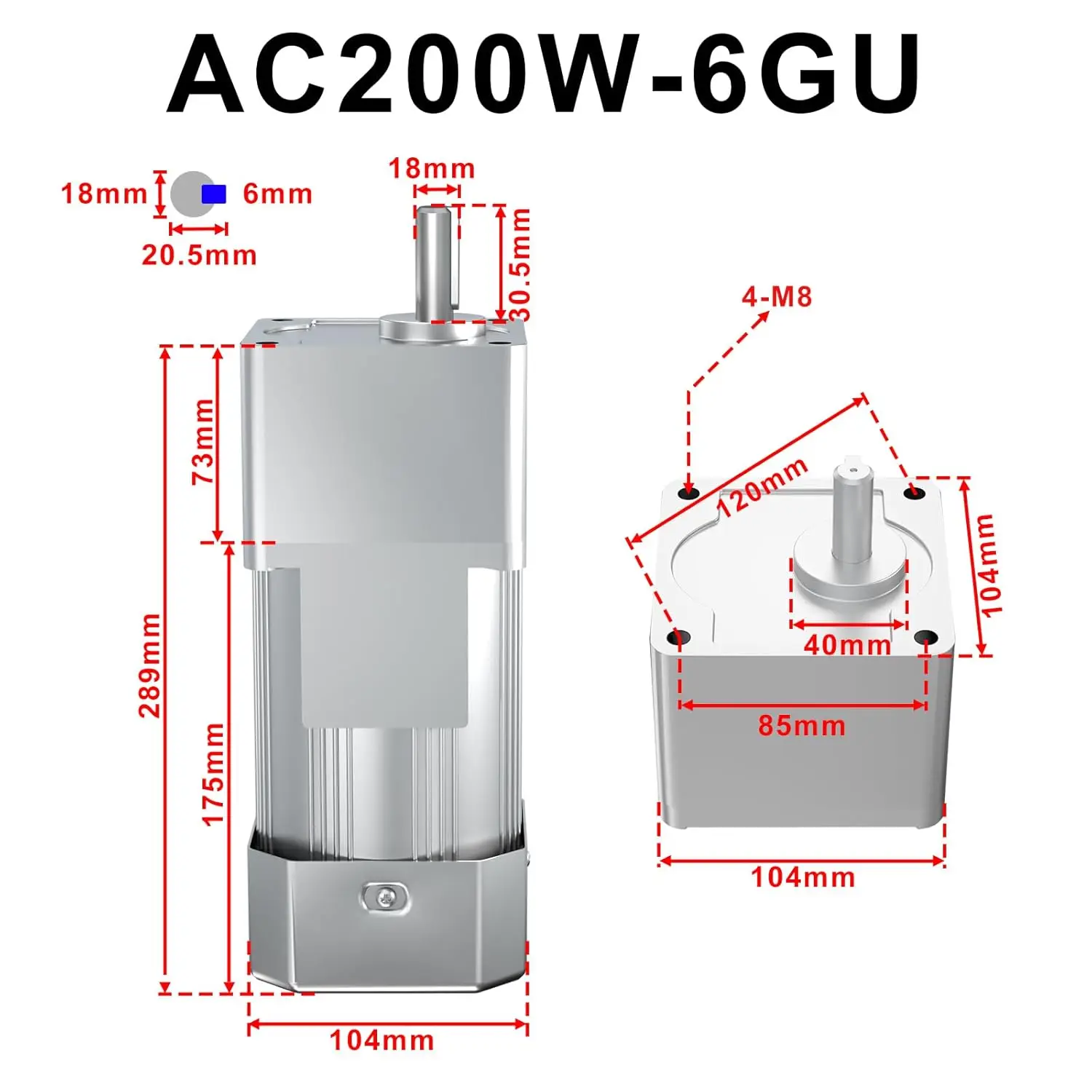 200W Variable Speed Gear Motor With Speed Controller High Torque 28 Rpm Ac Electric Motor With Gearbox, Reversible Single-Phase