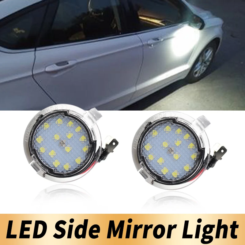 Luz LED lateral debajo del espejo para Ford Focus c-max Kuga Mondeo Mondeo Fusion Ranger Expedition F-150 Edge s-max Accesorios