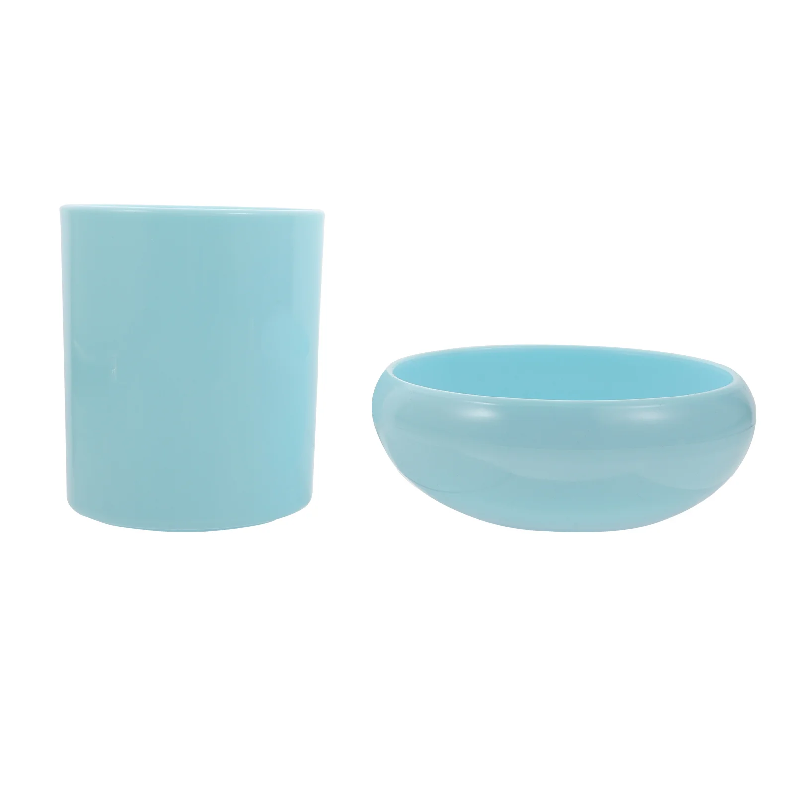 

2Pcs Pen Brush Holder and Writing-Brush Washer Set Quality Material Elegant Gift for Students and Professionals