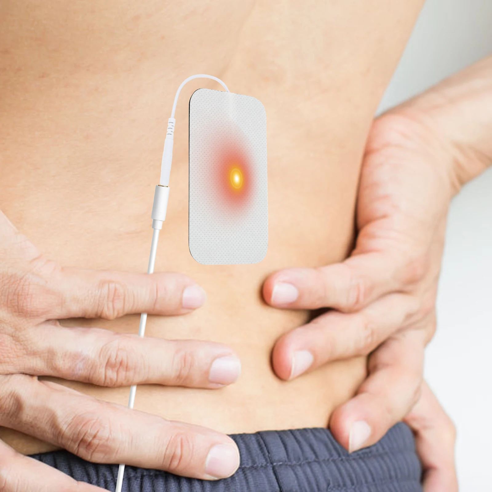 

6Pcs Electrode Pads Safe Non-Woven Unit Patches for Multi-Parts Body Massage Pads Replacement Accessories