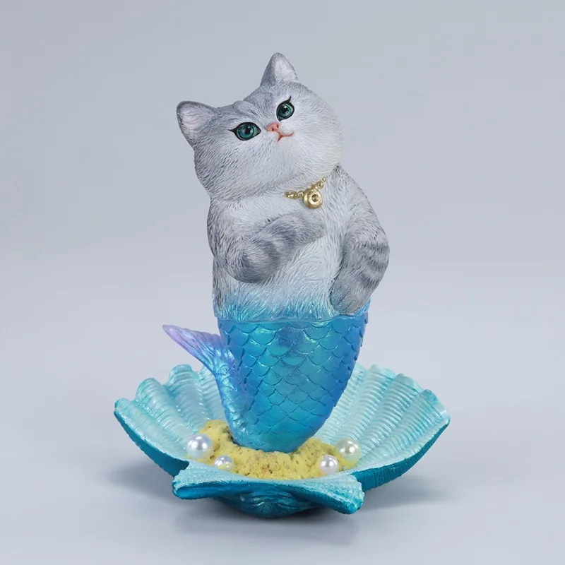 Przedsprzedaż JXK Model Zabawki dla Kota w Skali 1/6, Symulowany Model Zwierzęcia z Żywicy, Rekwizyty do Figur Akcji 12-calowych, Ozdoba na Biurko, Prezent