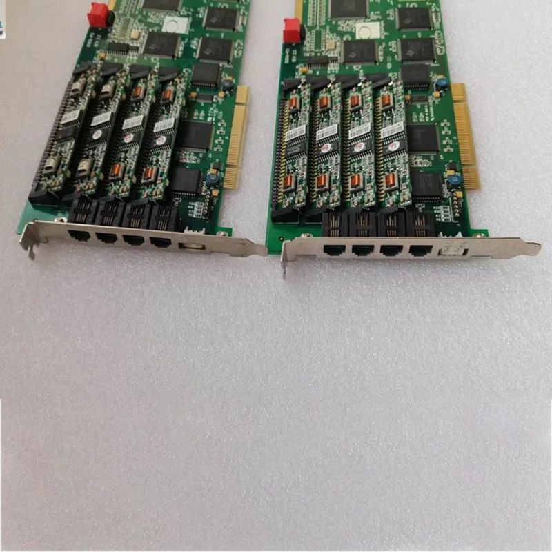 1PCS D081A-PCI REV:2.3 2.5 DONJIN-DN081A-4F Voice Cassette Four Modules