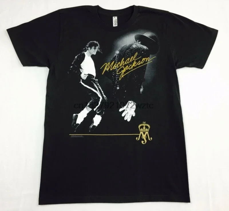 Michael Jackson Billie Jean T-Shirt Adult Mens Black New Smlxl