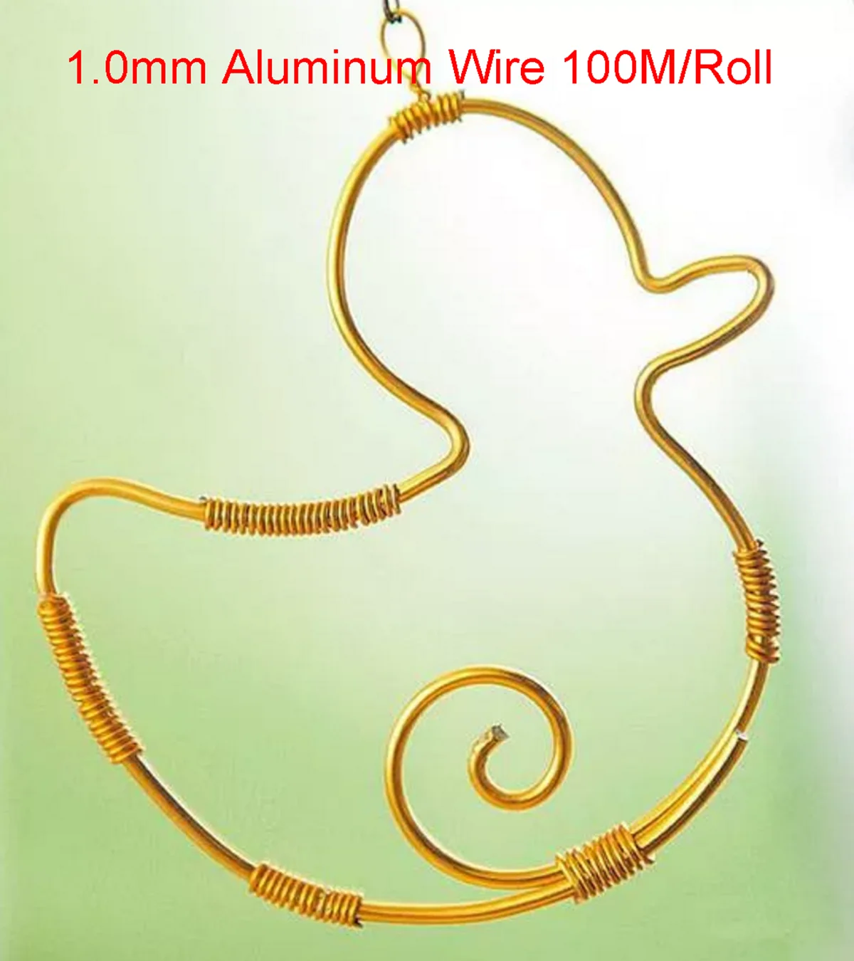 100M/Roll 1mm Round Aluminum Wire With Soft Thread 0.6/0.7mm,DIY, Handmade By Students,Happiness Tree Ornaments, And Accessories