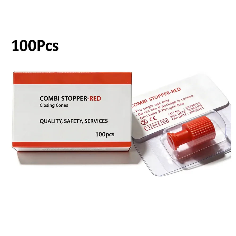100-200PCS Male Female Luer Lock End Cap, Syringe Barrel Luer Connector Plug, Dispensing Glue Barrel Stopper,Medical Sterile Lue 3