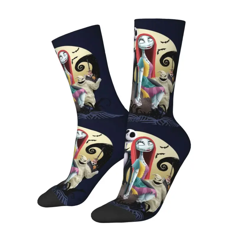 Fashion The Nightmare Before Christmas Socks Men Women Warm 3D Printing Tim Burton Jack Night Football Sports Socks