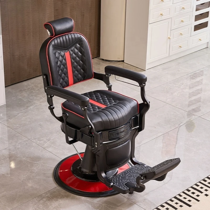 Beauty Salon Furniture Vintage Hairdressing Chair Hydraulic Recliner Hair Barber Chair