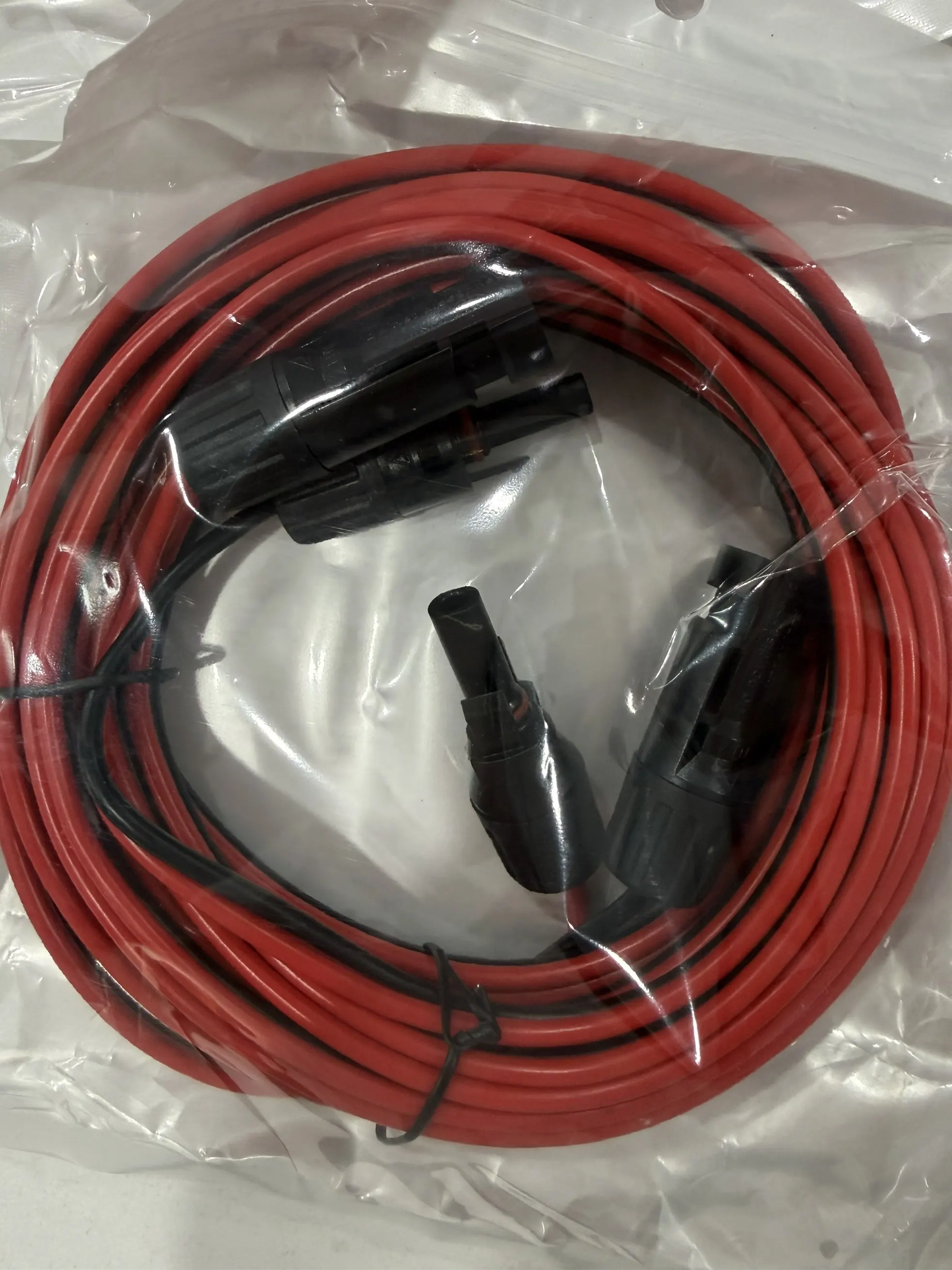 236inch/6M Solar Panel Extension Cable 14AWG Solar Extension Cable Kit With Female Male Connectors For RV Solar Station