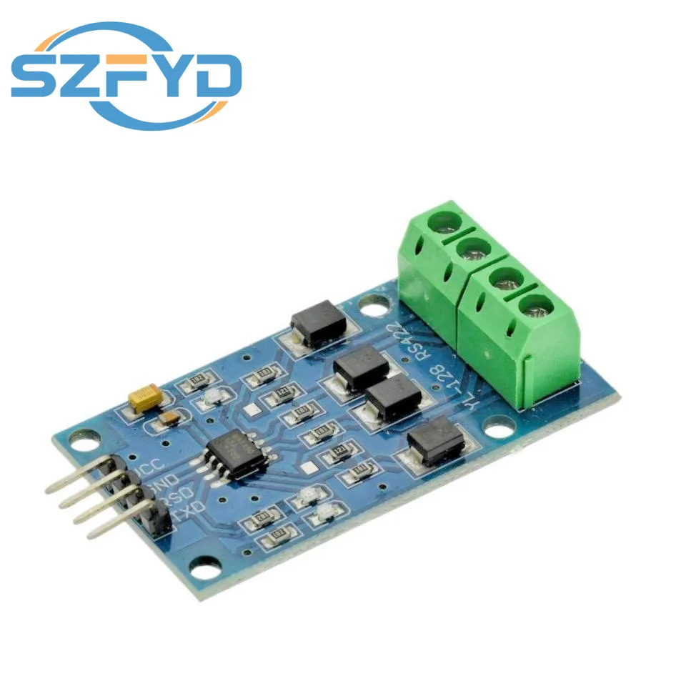 Módulo de conversión TTL a RS422 Transceptor bidireccional dúplex completo MAX490 para SCM, comunicación industrial y extensión en serie