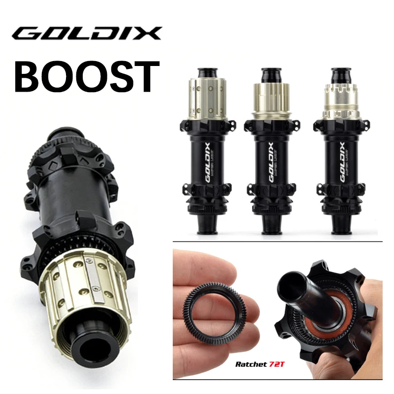 

GOLDIX M160 Boost 28-hole Cube 72T Ratchet 12x148 15x110 Center Lock Mountain Mtb Bike 12-speed Micro Spline Hub for Shimano