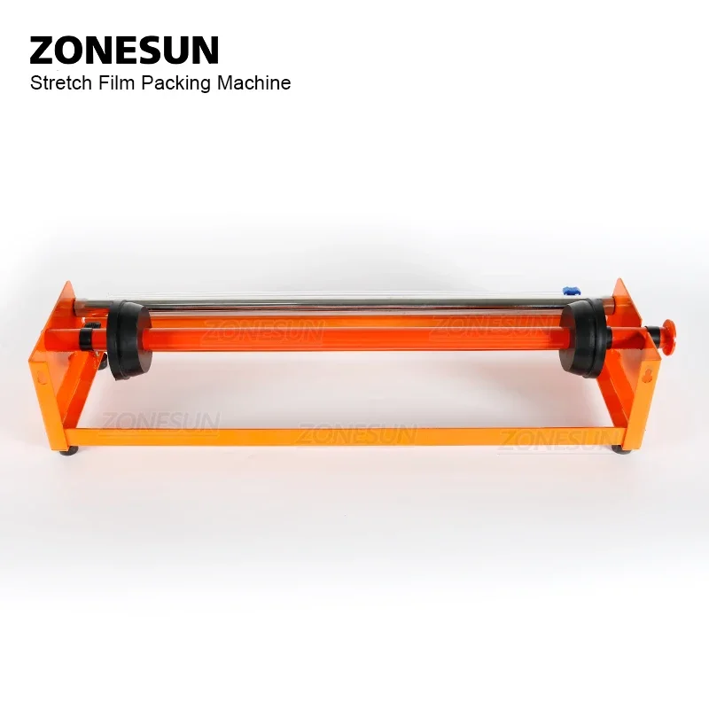 ZONESUN-dispensador Manual de película elástica, máquina de embalaje de película transparente para equipos de envasado de productos alimenticios