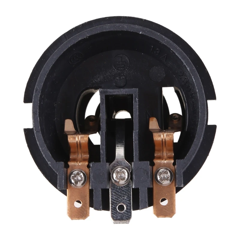 Controle de temperatura, interruptor termostato de chaleira elétrica profissional, conjunto de acoplador base, interruptor de controle de temperatura para chaleira, preto varejo