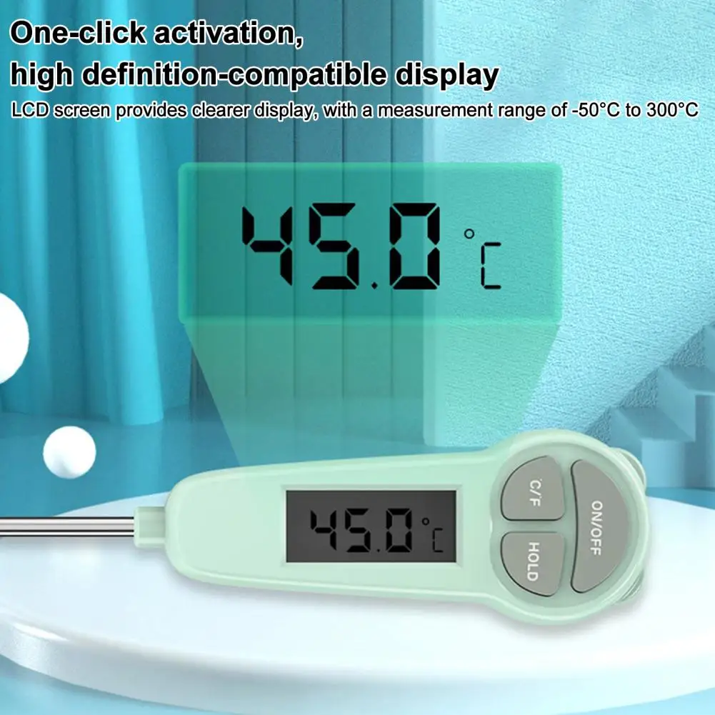 

2026 Instant Read Meat Thermometer Instant Read Digital Food Thermometer Accurate Cooking Temperature Gauge for Grilling