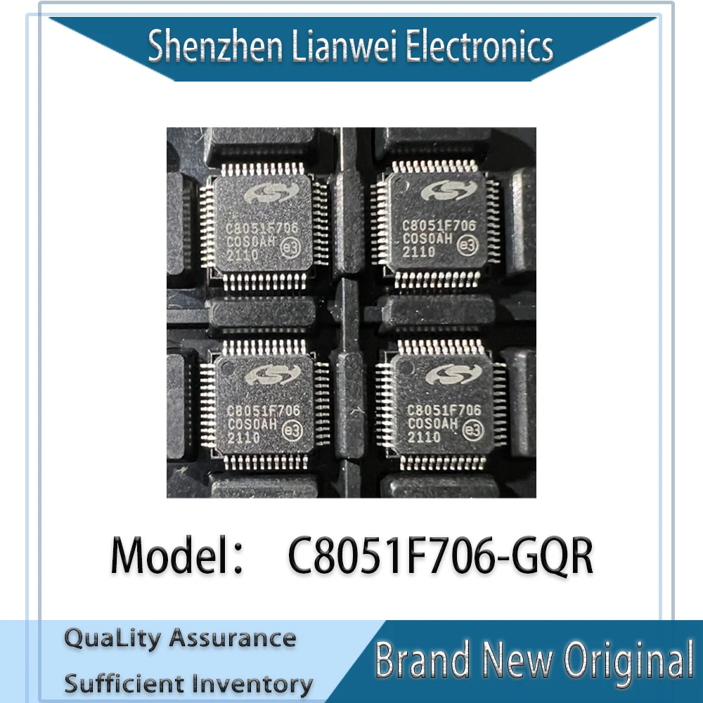 

100% New Original C8051F706-GQR C8051F706 IC MCU Chipset TQFP-48