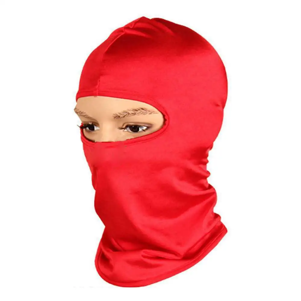 Cycling Balaclava Sport Outdoor Ski Women Men Full Face Neck Mask Solid Color Full Face Cover Climbing Fishing Skating Hat