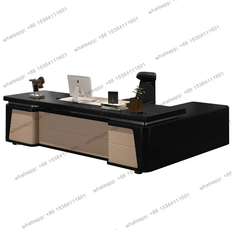 zj.Luxury Executive Desk Organizer﻿ Nordic Modern Office Desks Home Writing Modern L Shaped Office Desks With Storage Accessorie