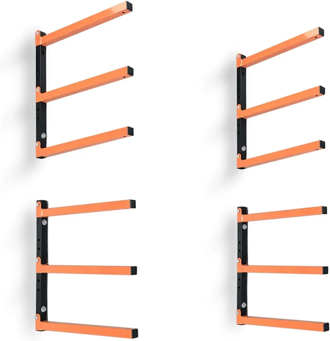 

Garage Shelving Wood Rack,Lumber Storage Rack Wood Organizer Wall Mount Rack Heavy Duty Metal Saving Indoor & Outdoor Sp